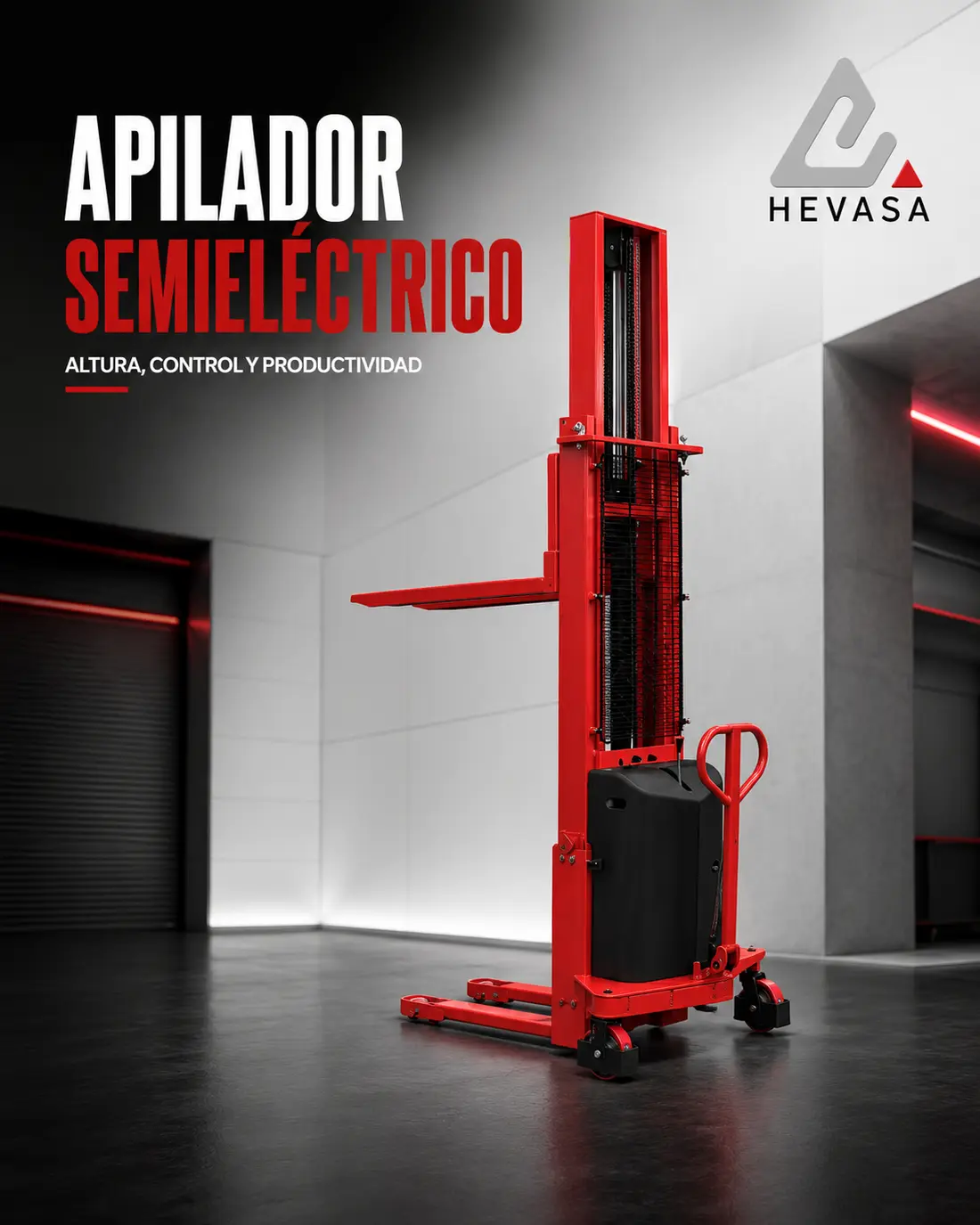Apilador semieléctrico
